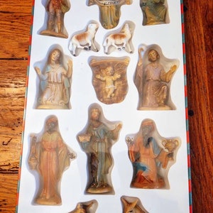 Vintage Alderbrook Nativity Set Complete 13 piece free shipping image 9