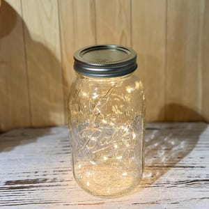 Fairy Light Mason Jar