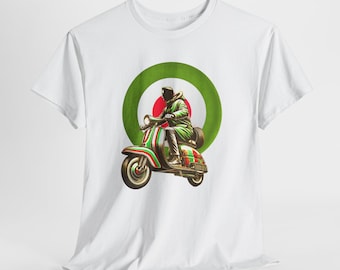 Retro Vespa Graphic Tee: Vintage Scooter T-Shirt