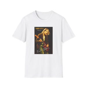 Kurt Cobain Nirvana Unisex T-Shirt, Rock Band Tee, Music Lover Gift, Grunge Apparel, Alternative Band Shirt