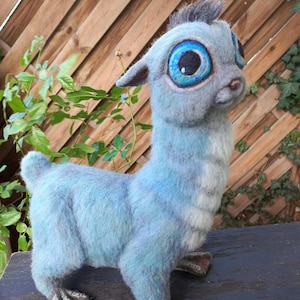 Wool sculpture Needle felted animal Wool animal Felting animal Fantasy animal Sculpture fantasy animal Interior sculpture Felted sculpture