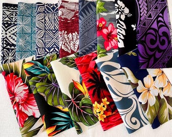 7inc(18cm) SQ Authentic Hawaiian Fabric Scraps – Perfect for Quilting, Crafts, and Sewing!