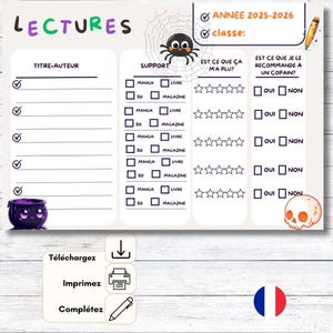 Children's reading list, a love of reading, learning independence, printable visual list, responsibility to read