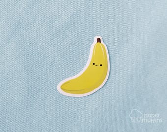 Cute Banana Vinyl Sticker