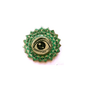 Literary George Orwell 1984 Eye Brooch by EllyMental