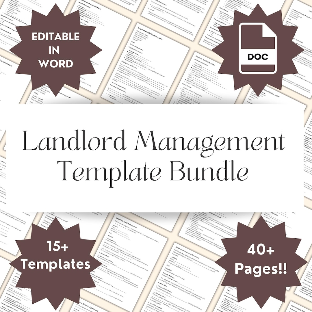 Image 3 for Landlords Property Management Agreement Template