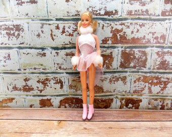 vintage ice skating barbie