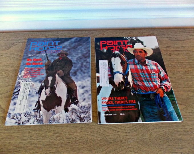 Paint Horse Horse Magazines Vintage Horse Magazines Paint Etsy