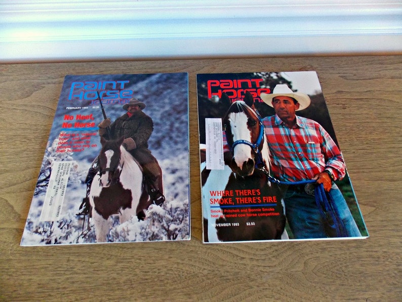 Paint Horse Horse Magazines Vintage Horse Magazines Paint Etsy