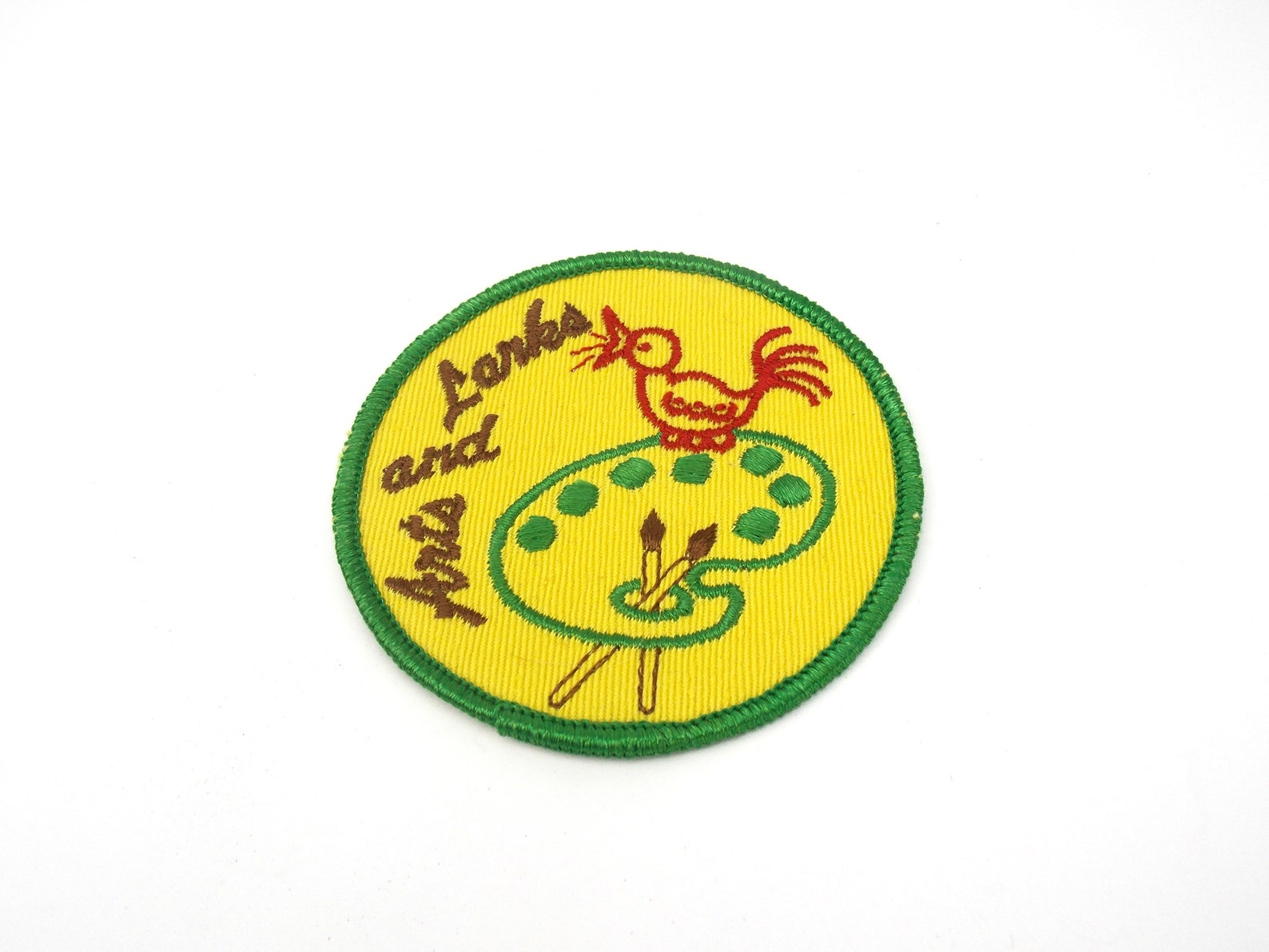 Vintage Girl Scout Patch Arts and Larks 1970's Girl Scout Etsy