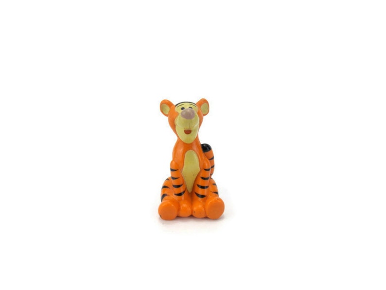 Disney Tigger Figurine Vintage Miniature Tigger Figurine image 0