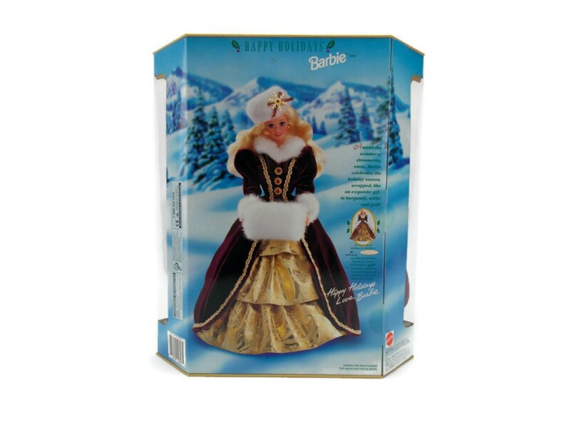 1996 Happy Holidays Barbie Doll Special Edition Barbie New | Etsy