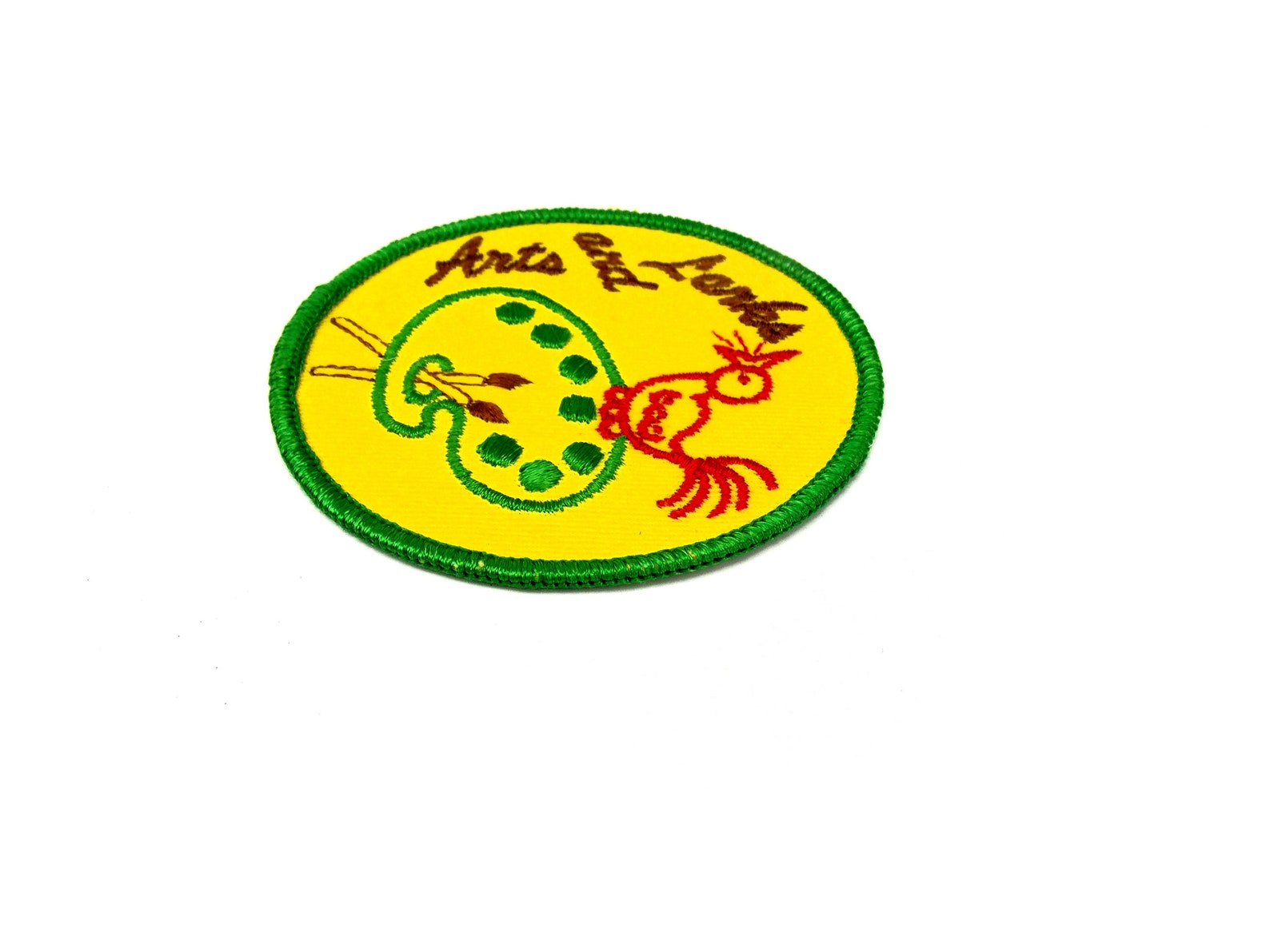 Vintage Girl Scout Patch Arts and Larks 1970's Girl Scout Etsy