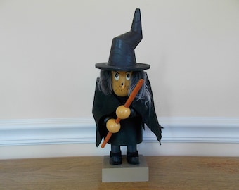 Halloween Witch, Witch, Wood Witch, Halloween Decoration, Old Hag, Doll, Halloween Home Decor, Home Decoration