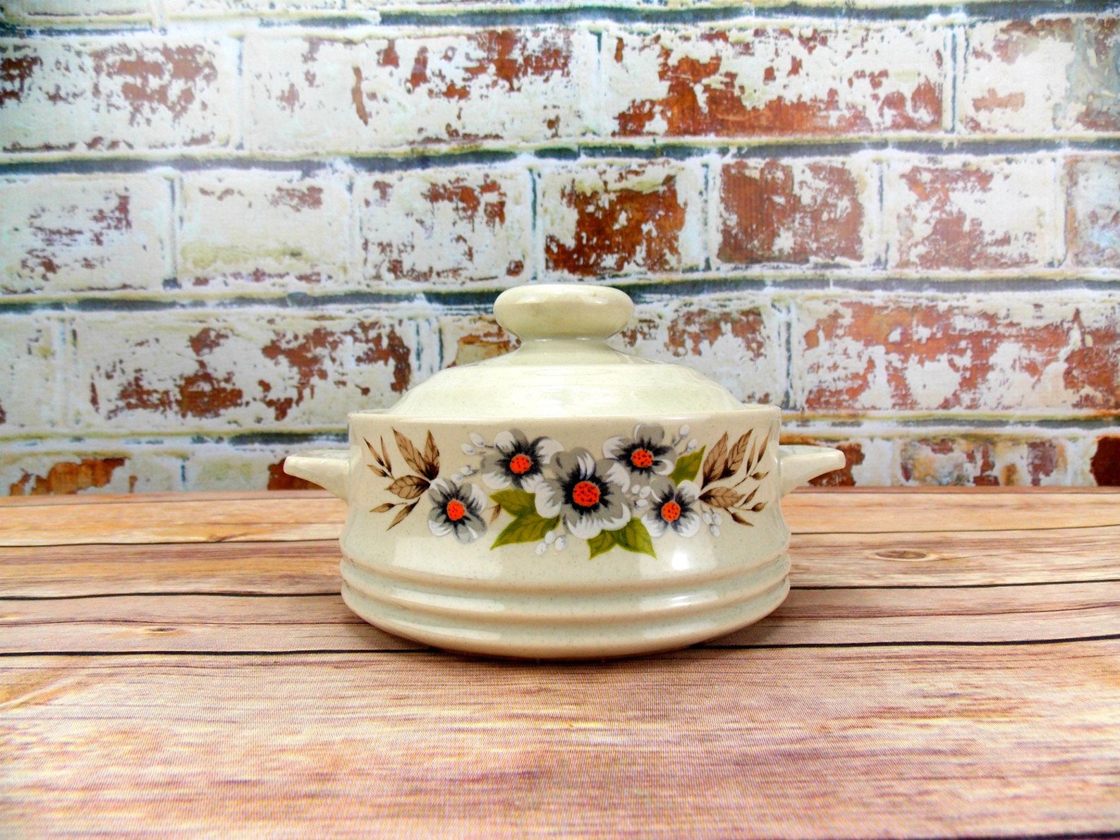 Stoneware Casserole Dish Heavenly Bake Serve N Store Etsy