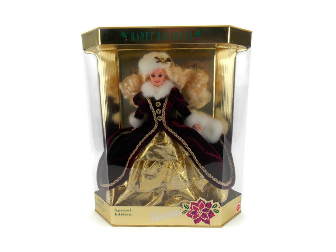 1996 Happy Holidays Barbie Doll Special Edition Barbie New - Etsy