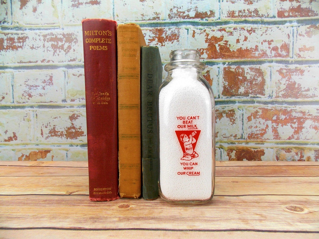 Vintage Milk Bottle Pint Little's Dairy Hanover Etsy