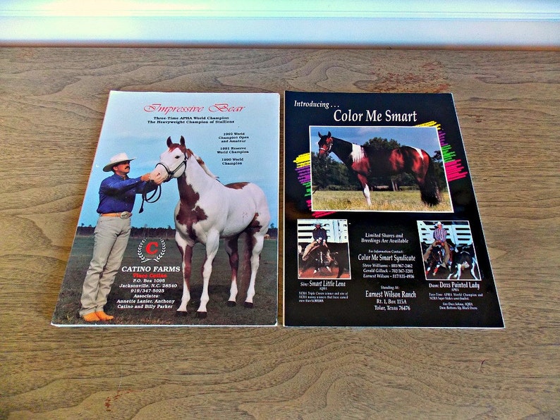 Paint Horse Horse Magazines Vintage Horse Magazines Paint Etsy