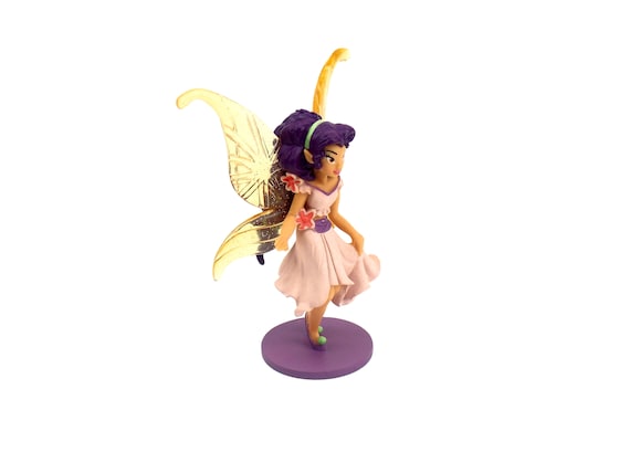 Disney Fira From Pixie Hollow Figurine Disney Fairy Cake Topper Disney Purple Fairy Pixie Hollow Etsy UK