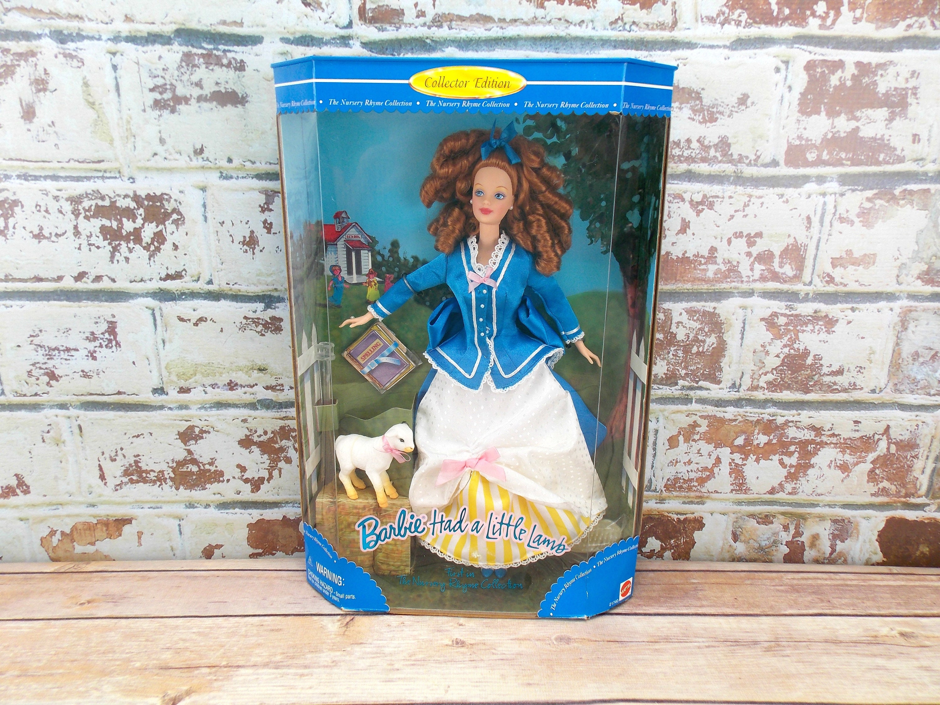 1998 Barbie Had A Little Lamb, Nursery Rhyme Collection, Collector