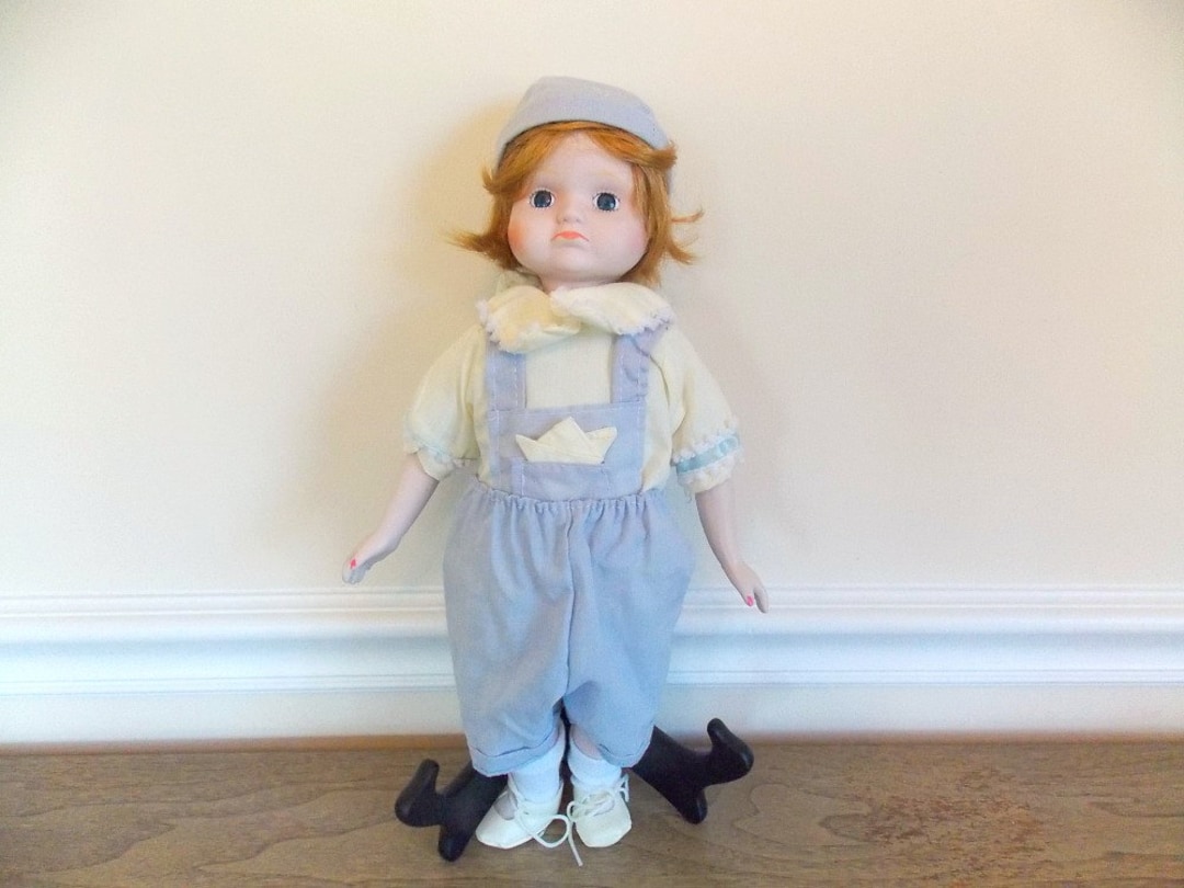 Music Box Doll, Vintage Doll, Heritage Porcelain Doll, It's a Small
