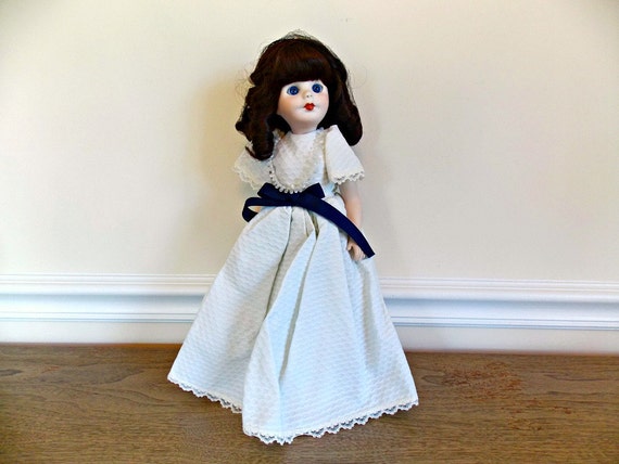 VINTAGE THAILAND PORCELAIN BISQUE DOLL