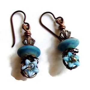 Pendientes florales delicados/ E2598