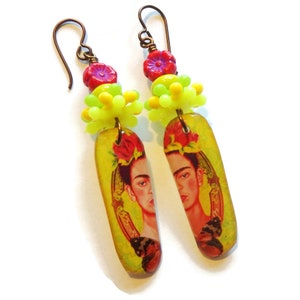 Famous Artist Earrings/  Bright Color Earrings/ E2358