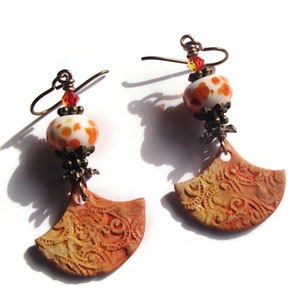 Polymer Clay Earrings/ Lightweight Earrings/ E2275