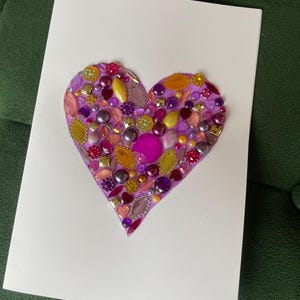 Birthday card, greeting card, Mother&#39;s Day, Valentine&#39;s Day, wedding card, thank you card, heart, love