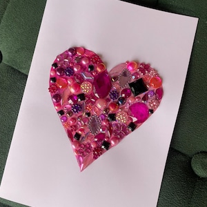 Biglietto di compleanno, biglietto di nozze, biglietto di auguri, San Valentino, amore, biglietto di ringraziamento, cuore