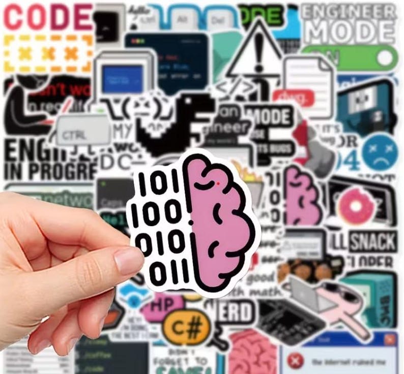 Programmer Stickers, Coding Sticker Pack, Funny Developer Stickers ...