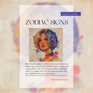 Libro de las sombras imprimible, Signo Sagitario, Horóscopo del Zodíaco, 12 Signos del Zodíaco, Lectura Astrológica, Carta Astral, Horóscopo,