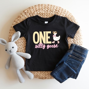 One Silly Goose, One Silly Goose Birthday, Silly Goose Shirt, First Birthday Shirt, 1st Birthday Shirt, Boys Birthday Shirt