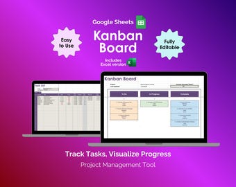 Kanban Board Google Sheets Project Management Spreadsheet Agile Scrum Template