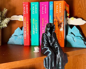 ACOTAR Velaris Inspired Mountain Glow In The Dark 3 Star Bookends
