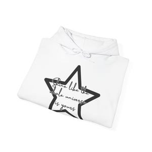 Inspirational Star Hoodie: "Shine Like the Universe" - Cozy Everyday Wear image 4