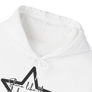Inspirational Star Hoodie: "Shine Like the Universe" - Cozy Everyday Wear image 5