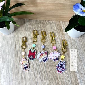 Hazbin Hotel Phone Charms & Keychains