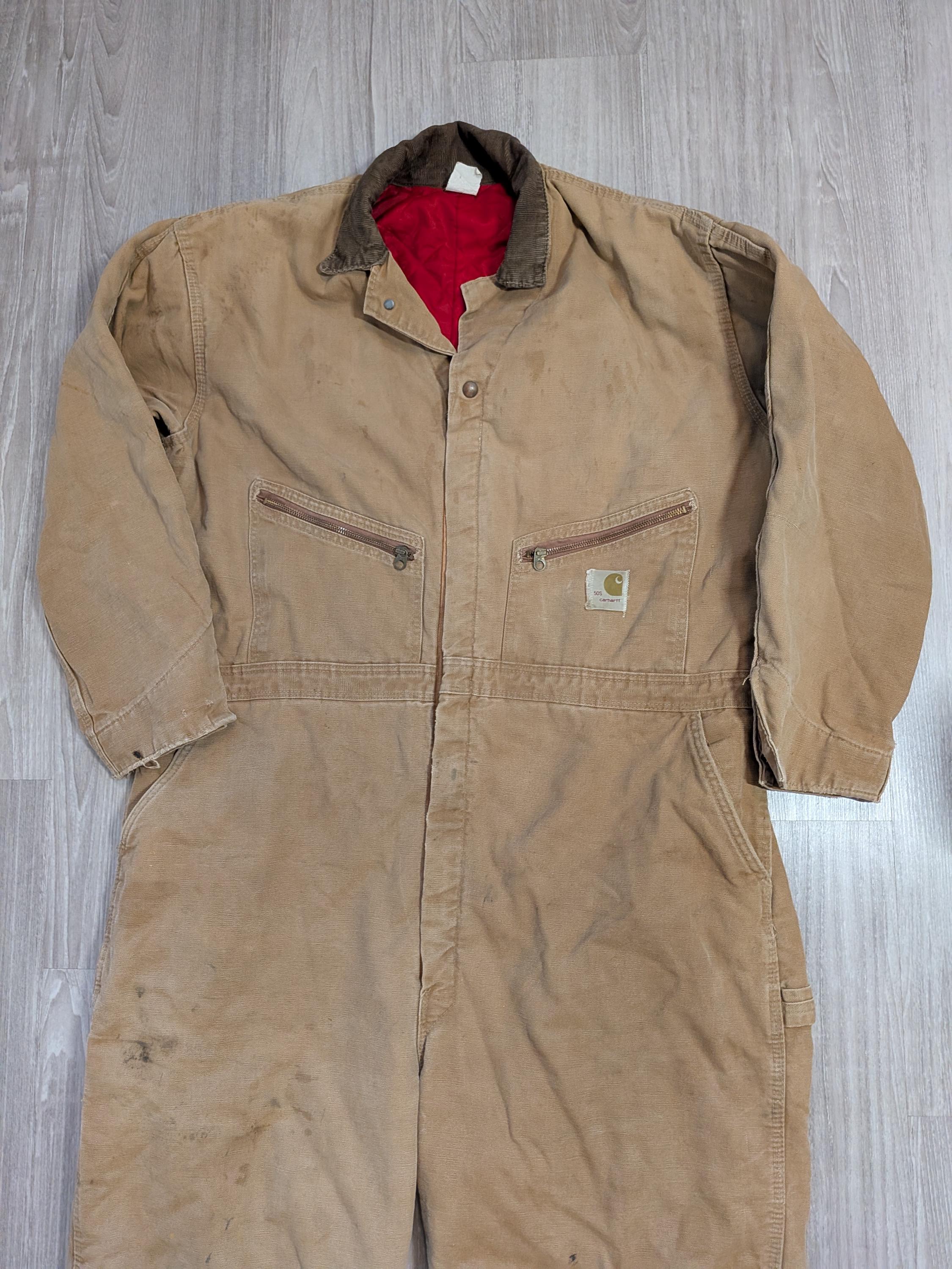 【USA-vintage】carhartt cover-all 80s 90s Carhartt Vintage Overall - Etsy