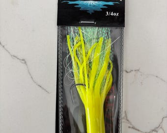 4 inch Tinsel Flash Tube Jigs