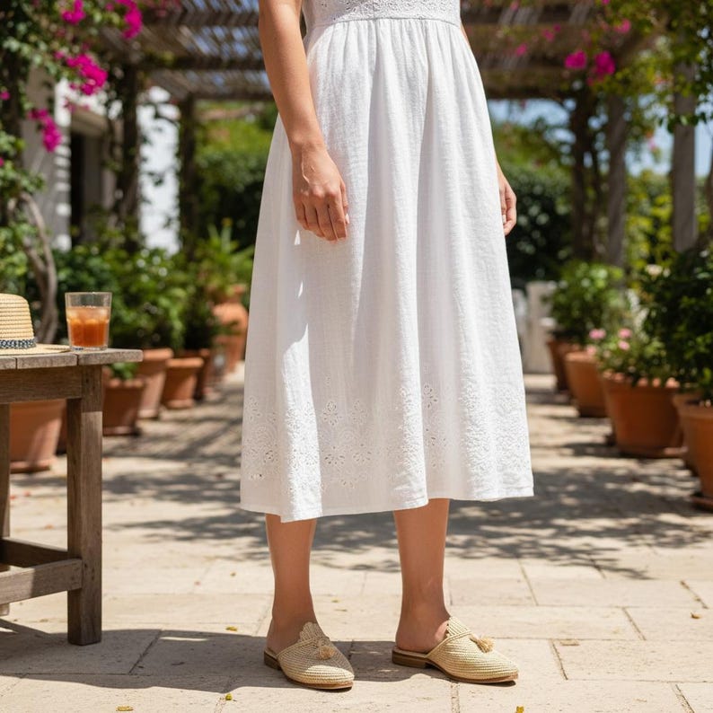 Handgefertigte Raffia Hausschuhe, Marokkanische Sommer Sandalen Bild 2