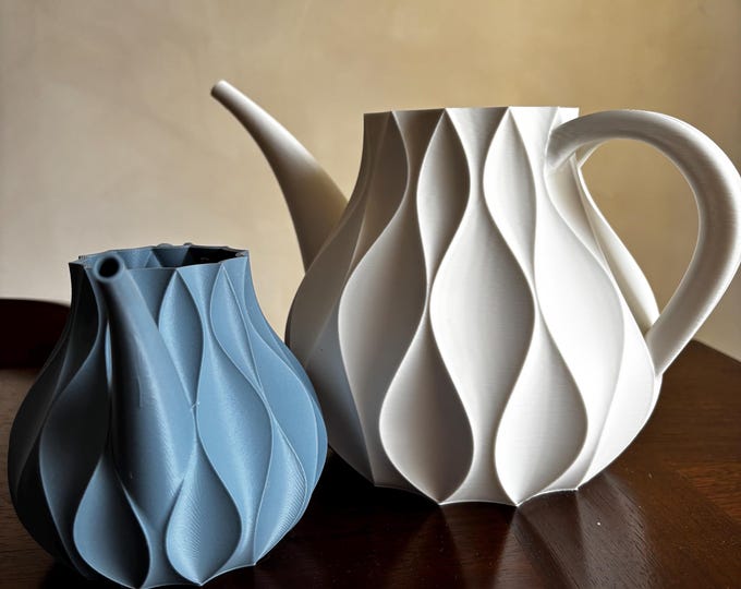 The "ABYSSAL" Modern Watering Can, Available in Multiple Colors, Indoor Outdoor Plant, 3D Made Modern, Gift, Gallon Container