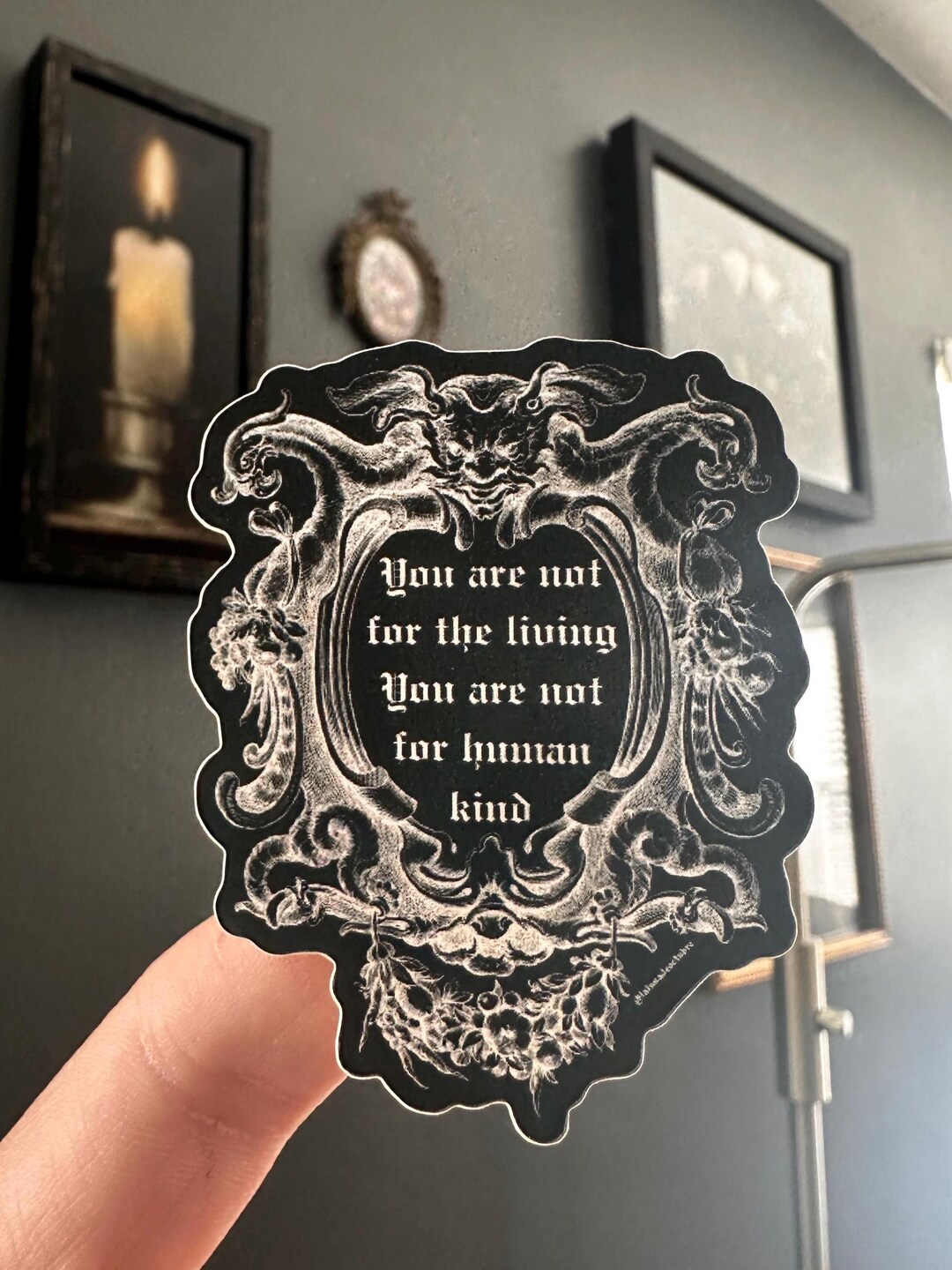 Not for the Living | Nosferatu (2024) Inspired Sticker | Robert Eggers Inspired Sticker