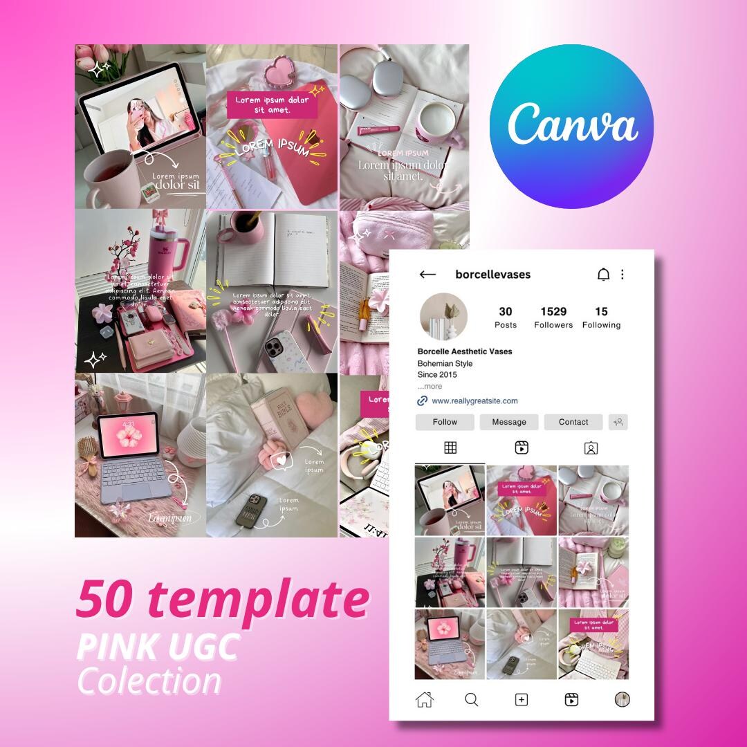 Aesthetic Canva Instagram Templates Scrapbook Ios Core Content Creator ...