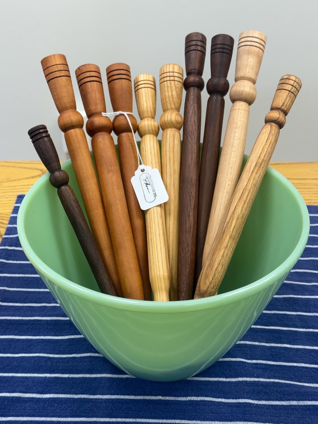 Hand Turned Scottish Spurtles - Cherry