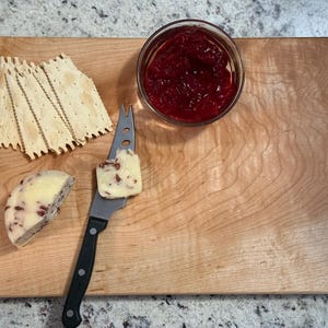 Charcuterie Board/Cutting Board in Curly Maple