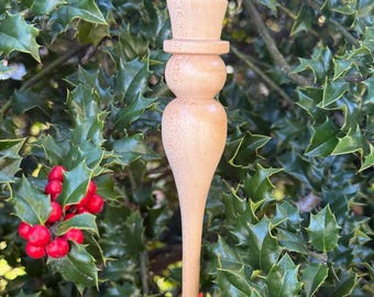 Handturned Finial Snowman Ornament