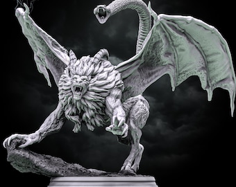 Chimera Miniature For Dungeons And Dragons Pathfinder And Tabletop RPGs Perfect Fantasy Gift For Miniature Painters And Game Masters