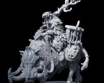 Graken The Wandering Druid Miniature For DnD Pathfinder And Tabletop RPGs High Quality Resin Model Great For Painting And Display
